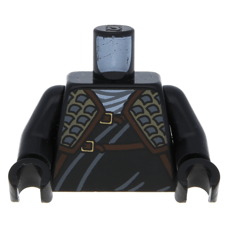 LEGO part 973pb1035c01 - Black Torso Ninjago Wrap with