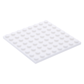 LEGO part 41539 White Plate x at BrickScout