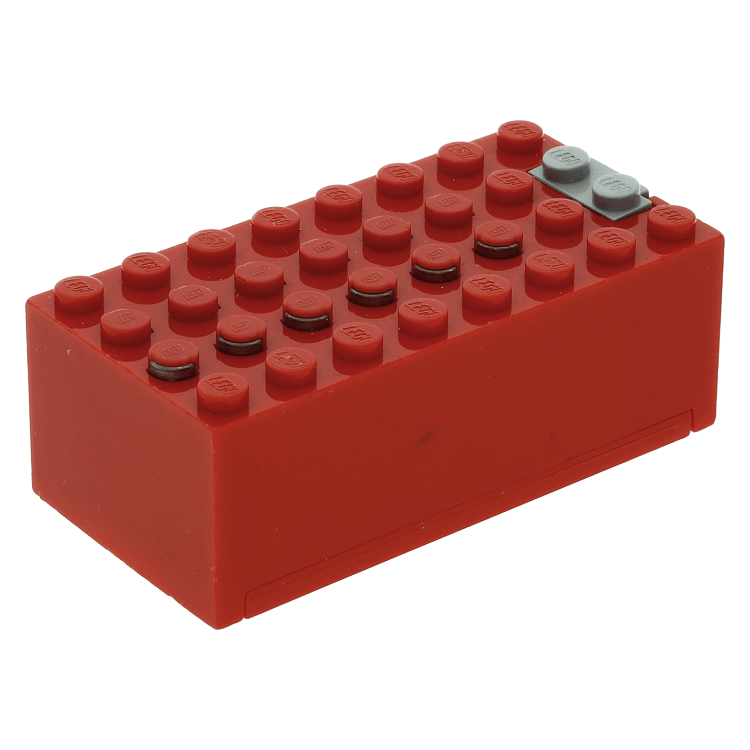 LEGO part 4760c01 Red Electric 9V Battery Box Small Complete Assembly