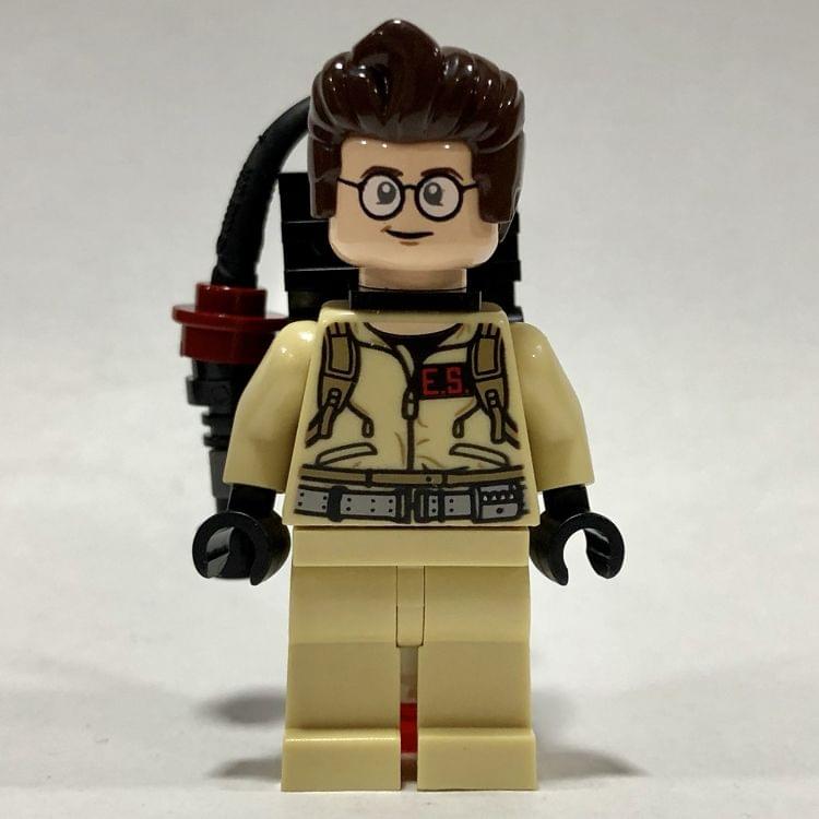LEGO minifigure gb001 Egon Spengler with Proton Pack