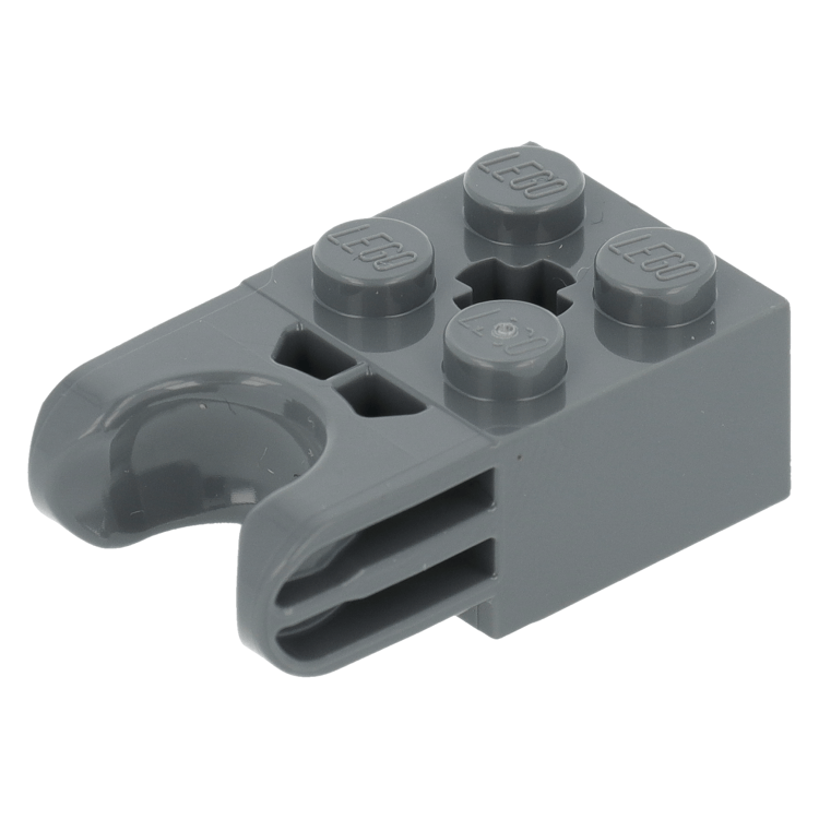 LEGO part 67695 - Dark Bluish Gray Technic, Axle Connector 2 x 3