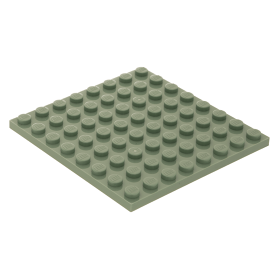 LEGO part 41539 Sand Green Plate x at BrickScout