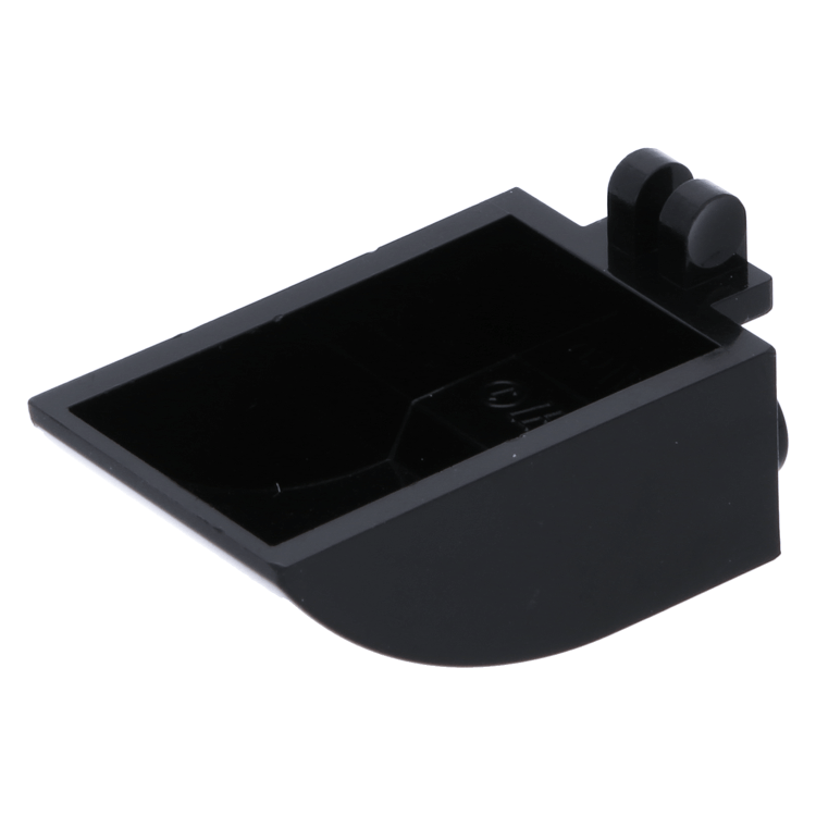 LEGO part 4626 Black Hinge Bucket x Curved Bottom, Hollow